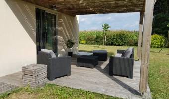 terrasse en bois jardin